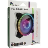 Inter-Tech Argus RS-071 RGB 120x120x25, Gehäuselüfter schwarz, 120 mm