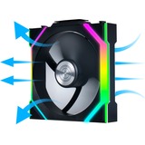 Lian Li UNI FAN SL120 Wireless Reverse, Gehäuselüfter schwarz, 124.5 mm