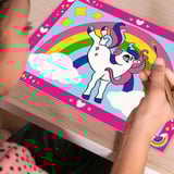 Ravensburger CreArt Junior - Zauberponys mit Regenbogen, Malen 