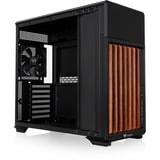 Thermaltake TR300 WS, Tower-Gehäuse schwarz/holz, Tempered Glass