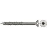 fischer Spanplattenschraube PowerFast II 5,0x45 Senkkopf TX 200 Stück, mit Teilgewinde, Edelstahl A2