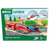 BRIO World - Zugset mit Rückziehmotor, Spielfahrzeug 