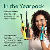 Beurer SC Premium Protection Plus Green Planet, Aufsteckbürste schwarz, 4er Pack