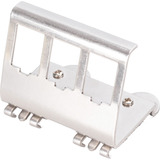 Digitus Hutschienenadapter für 3x Keystone Modul edelstahl