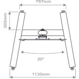 HAGOR BrackIT Stand Single, Standsystem schwarz, Mobil