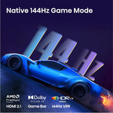 Hisense 50E7S PRO Hi-QLED-Fernseher 126 cm (50 Zoll), schwarz/dunkelgrau, UltraHD/4K, Free-Sync-Premium, 144Hz Panel