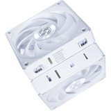 Lian Li UNI FAN CL120 Wireless, Gehäuselüfter weiß, 3er Pack inkl. Controller, 120 mm