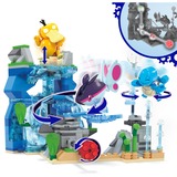 Mattel MEGA Pokémon Wasserabenteuer, Konstruktionsspielzeug mit 3 Actionfiguren, 319 Teile