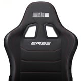 Next Level Racing ERS5 Elite Liegesitz, Rennschalensitz schwarz/weiß, Fabric & Mesh Edition