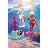 PLAYMOBIL 72109 Fantasy & Magic Meerjungfrau mit Seepferdchen, Konstruktionsspielzeug 