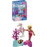 PLAYMOBIL 72109 Fantasy & Magic Meerjungfrau mit Seepferdchen, Konstruktionsspielzeug 