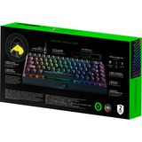 Razer BlackWidow V3 Mini HyperSpeed, Gaming-Tastatur schwarz, DE-Layout, Razer Yellow