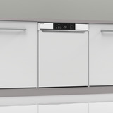 SHARP QW-NA1CU47DW-DE  , Spülmaschine weiß/edelstahl, 60 cm