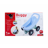 BIG Buggy 3-in-1 Lauflernwagen, Lauflernhilfe blau/türkis