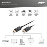 Digitus DisplayPort Anschlusskabel, UHD 8K schwarz, 1 Meter