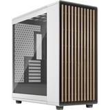 Fractal Design North XL Chalk White TG Clear, Tower-Gehäuse weiß, Tempered Glass-Version