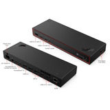 Lenovo ThinkPad Thunderbolt 5 Smart Dock 7500, Dockingstation schwarz, 265W
