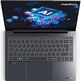 Medion SPRCHRGD 14 S2 (MD62723), Notebook grau, Intel® Core™ Ultra 9 288V, Intel® Arc™ Graphics 140V, 32 GB LPDDR5X, 2 TB (2 TB SSD), Windows 11 Home 64-Bit