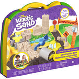 Spin Master Kinetic Sand - Deluxe Baustellen-Koffer, Spielsand 