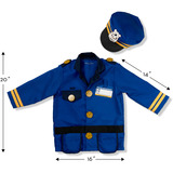 Spin Master Melissa & Doug - Polizei Kostüm, Rollenspiel 