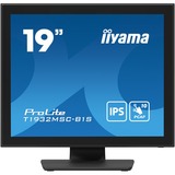 iiyama ProLite T1932MSC-B1S, LED-Monitor 48 cm (19 Zoll), schwarz (matt), SXGA, IPS, Touchscreen