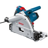 Bosch Professional Tauchsäge GKT 55 GCE Professional, mit FSN 1400, Handkreissäge blau, 1.400 Watt, L-BOXX