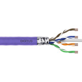 Digitus Professional Cat.6 F/UTP Verlegekabel simplex, Eca violett, 500 Meter Trommel