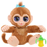 Just Play furReal Peanut laufender Affe mit Bewegungs- und Soundfunktion, Kuscheltier 