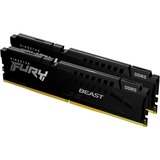 Kingston FURY DIMM 32 GB DDR5-6800 (2x 16 GB) Dual-Kit, Arbeitsspeicher schwarz, KF568C34BBEK2-32, FURY Beast, INTEL XMP, AMD EXPO