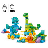 LEGO 10451 DUPLO Town Dinos auf Rädern 3-in-1-Set, Konstruktionsspielzeug 