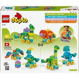 LEGO 10451 DUPLO Town Dinos auf Rädern 3-in-1-Set, Konstruktionsspielzeug 