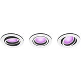 Philips HUE White & Color Ambiance Centura Einbauspot 3er-Pack, LED-Leuchte weiß, rund