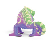 Schleich Die Schule der magischen Tiere - Caspar das Chamäleon in Regenbogenfarben, Spielfigur 