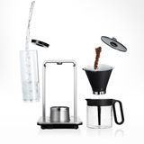 Wilfa SVART PRECISION WSP-2A, Kaffeemaschine edelstahl/schwarz, 1840 Watt, 1,25 L/12 Tassen
