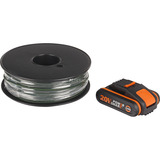 Worx Mähroboter Landroid M500 Plus orange/schwarz, Li-Ionen Akku 2,0Ah, Schnittbreite 18cm