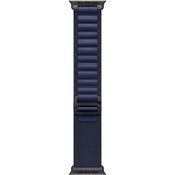 Apple 49 mm Alpine Loop, Uhrenarmband dunkelblau/schwarz, Größe M