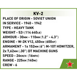 COBI KV-2, Konstruktionsspielzeug Maßstab 1:48