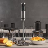 Cecotec Stabmixer Power TitanBlack 1500 XL, mit Zubehörset edelstahl/schwarz, 1.500 Watt, mit Zerkleinerer, Spiralschneider, Kartoffelstampfer, Schneebesen