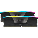 Corsair DIMM 32 GB DDR5-6000 (2x 16 GB) Dual-Kit, Arbeitsspeicher schwarz, CMH32GX5M2D6000Z38, VENGEANCE RGB DDR5, AMD EXPO