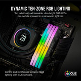 Corsair DIMM 32 GB DDR5-6000 (2x 16 GB) Dual-Kit, Arbeitsspeicher schwarz, CMH32GX5M2D6000Z38, VENGEANCE RGB DDR5, AMD EXPO