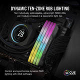 Corsair DIMM 32 GB DDR5-6000 (2x 16 GB) Dual-Kit, Arbeitsspeicher schwarz, CMH32GX5M2D6000Z38, VENGEANCE RGB DDR5, AMD EXPO