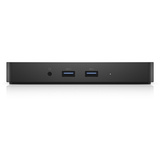 Dell WD15 USB-C Dock Generalüberholt, Dockingstation schwarz, HDMI, VGA, Mini DisplayPort