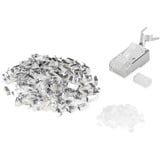 Digitus Modularstecker für Rundkabel, CAT 6A, geschirmt, 100 Stück silber, CAT 6A, 10GBase-T