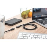 Digitus USB 2.0 Verlängerungskabel, USB-C Stecker > USB-C Buchse schwarz, 1,5 Meter, PD 60 Watt