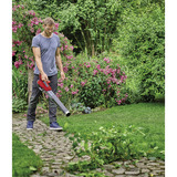 EINHELL Professional  Akku-Laubbläser GP-LB 18/200 LI  rot/schwarz, 1x Li-Ion-Akku 4,0 Ah Plus, mit Dachrinnen-Reinigungsset