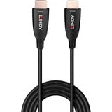 Lindy Fibre Optic Hybrid HDMI 2.1 8K60 Kabel schwarz, 20 Meter, AOC-Kabel