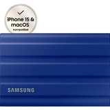 SAMSUNG Portable SSD T7 Shield 2 TB, Externe SSD blau, USB-C 3.2 Gen 2 (10 Gbit/s), extern