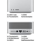 Apple Mac Studio M4 Max 2025 CTO, MAC-System silber, macOS, Logic Pro