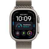 Apple Watch Ultra 4, Smartwatch Titan natur, 49 mm, Milanaise Armband Titan natur L, Cellular