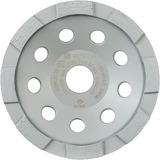 Bosch Diamant-Topfscheibe Standard for Concrete, Ø 125mm, Schleifscheibe Bohrung 22,23mm, für Beton- und Winkelschleifer